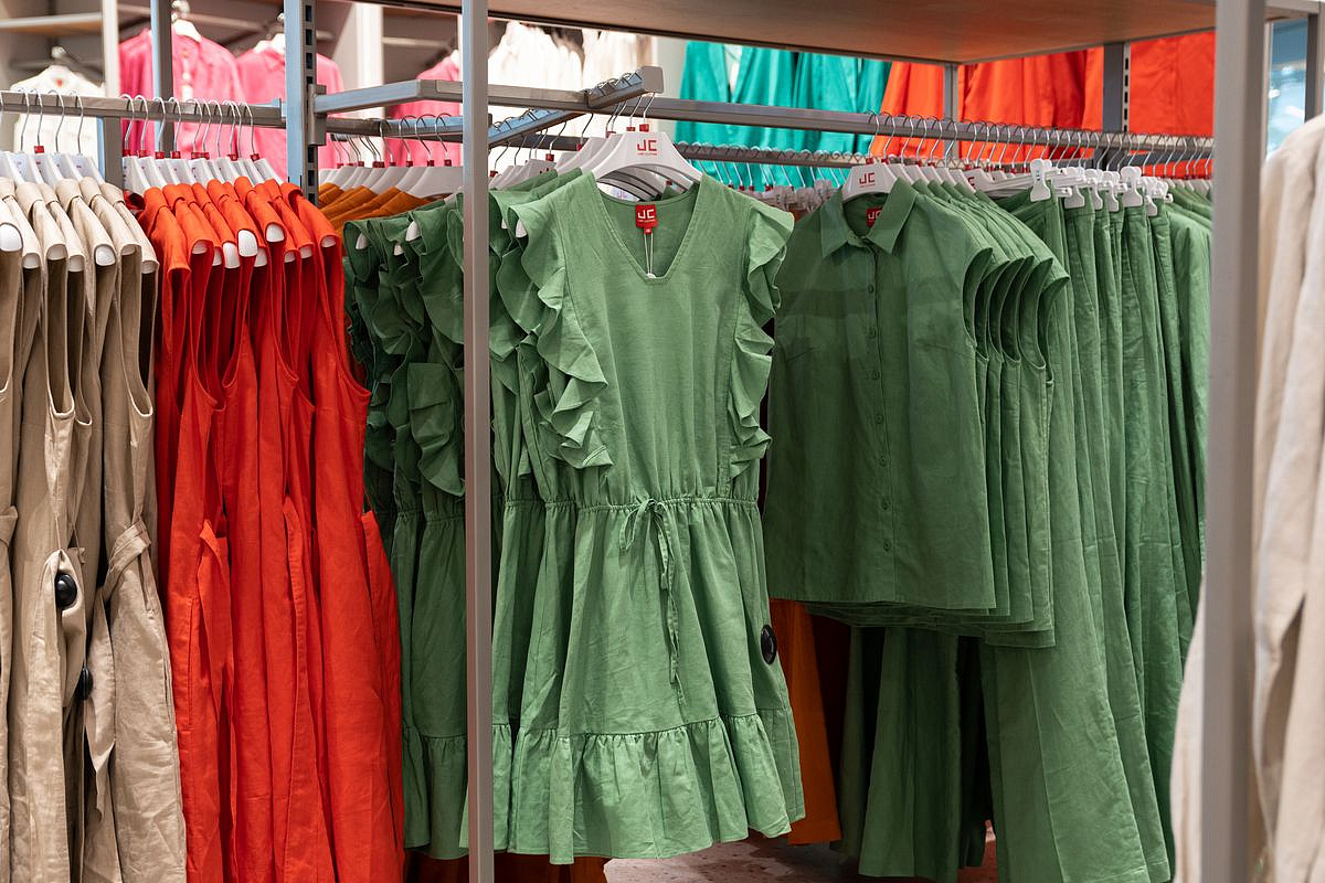 Платье с воланами в магазине JUST CLOTHES. ТРК «Фантастика», 1-й этаж