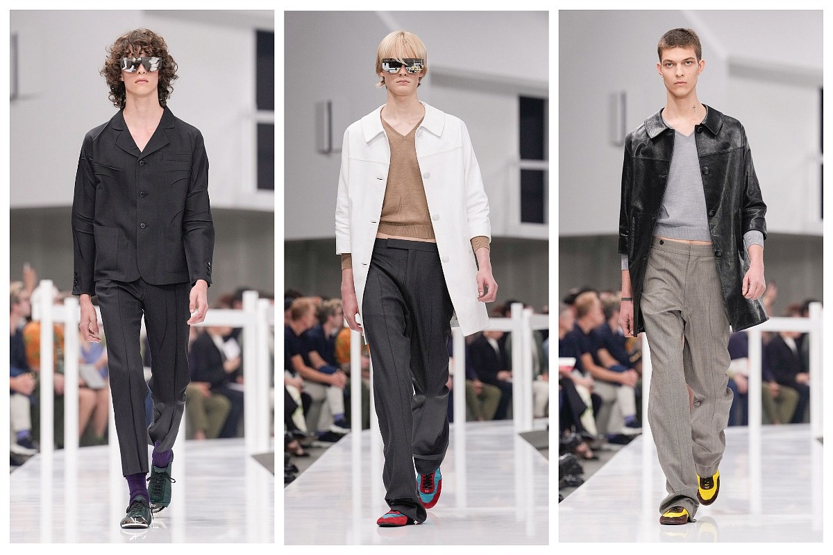 Ретро-кроссовки в образах Prada. Сезон SS'25